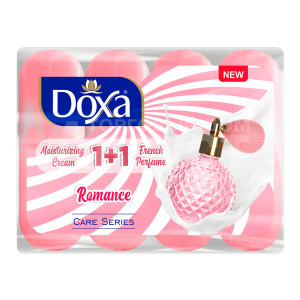 Мыло туалетное DOXA 1 + 1 Романтика 80 г, 4 шт