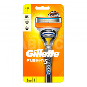 Станок для бритья Gillette Fusion 5 лезвий с 2 сменными кассетами, мужской, 1 шт