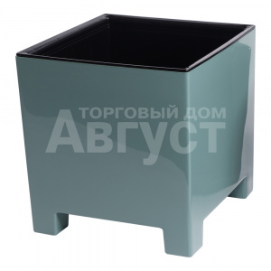 Кашпо НР14-28 Нард, пластиковое с вкладышем, тиффани, 2,1 л