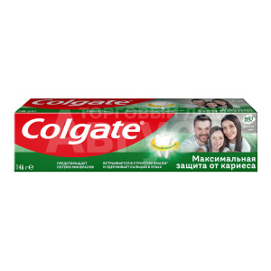 Зубная паста Colgate Максимальная защита от кариеса Двойная мята, 100 мл