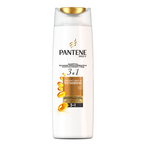Шампунь Pantene Pro-V 3в1 интенсивное восстановление, женский, 360 мл