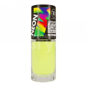 Лак для ногтей Triumf Color Gel Neon, ярко-синий электрик, тон 321, 8 мл
