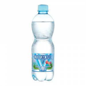 Вода газированная Сенежская пластиковая бутылка, 0,5 л