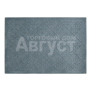 Коврик дверной Graily GR-6090-P5004-02 узор серый 60*90 см, ПВХ