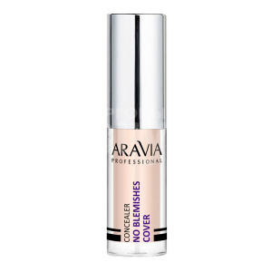 Консилер ARAVIA Professional No Blemish Cover стойкий водоотталкивающий коррекция несовершенств, тон 04, 5 мл