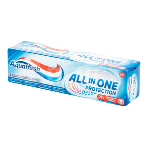 Зубная паста Aquafresh All-in-One Protection с фтором, 75 мл