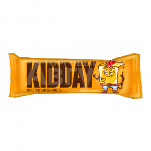 Шоколадный батончик Kidday с карамелью глазированный, 40 г