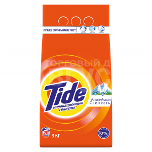 Стиральный порошок Tide Альпийская свежесть, автомат, 3 кг