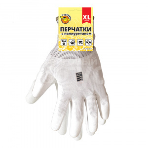 Перчатки с полиуретановым покрытием Ладушки XL