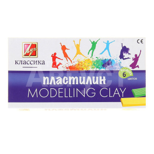 Пластилин Луч 1026966 Классика 120 г, 6 цветов