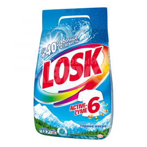 Стиральный порошок Losk Горное озеро, автомат, 2,7 кг