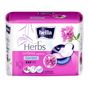Прокладки гигиенические Bella Herbs verbena komfort softiplait, вербена, 10 шт