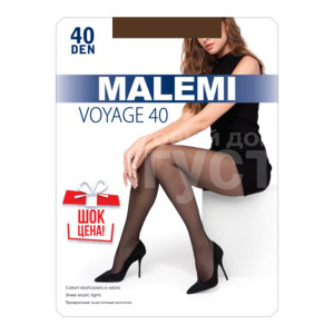 Колготки Malemi Voyage 40 den, размер 3, daino (загар)