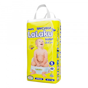 Подгузники LALAKU трусики 10-17кг, размер 5, 40 шт