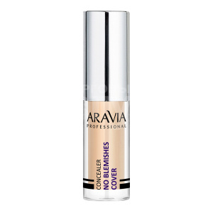 Консилер ARAVIA Professional No Blemish Cover стойкий водоотталкивающий коррекция несовершенств, тон 03, 5 мл