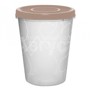 Контейнер для продуктов SE188911005 Sugar&Spice Vanilla, круглый, пластик, латте, 1 л