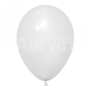 Шарик воздушный 30 см, белый 1 шт