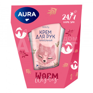 Крем для рук Aura Warm Wishes питательный, в подарочной упаковке, 50 мл