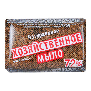 Мыло хозяйственное Свобода 72% в обертке, 150 г
