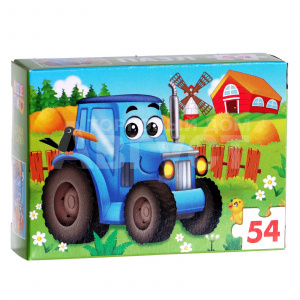 Пазл Puzzle Time 7548953 Веселый трактор, 54 элемента