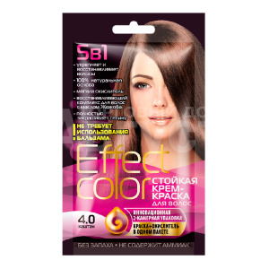 Краска для волос Effect color 4.0 Каштан