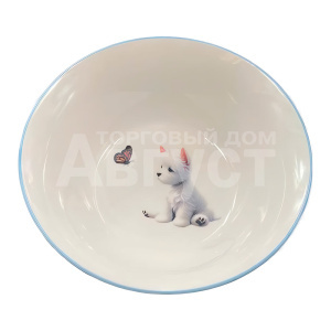 Салатник MariGold UG000466 детский, Принц, собачка, круглый 15 см, фарфор