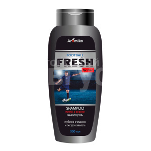 Гель для душа Aromika Fresh football 2 в 1, увлажняющий, мужской, 300 мл
