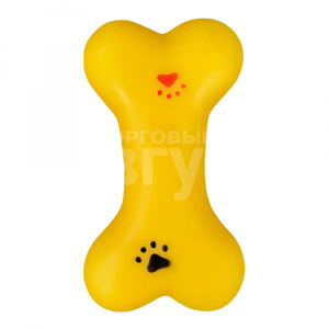 Игрушка для животных Пищалка Кость 104145, 8,5см