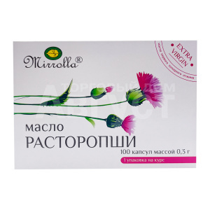 Бад Расторопши масло, 300мг 100 капсул