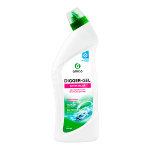 Чистящее средство Grass Digger-Gel против засоров труб, флакон, 750 мл