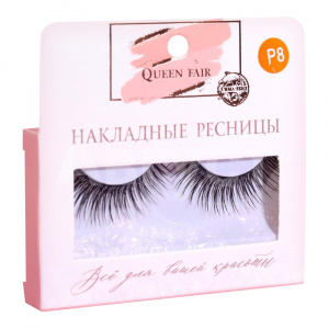 Ресницы накладные Queen fair Мечтающий взгляд, с клеем, черный