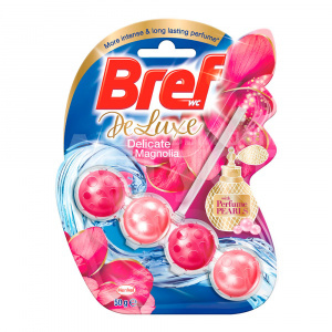 Освежитель для туалета Bref Делюкс Нежная магнолия, 50 г