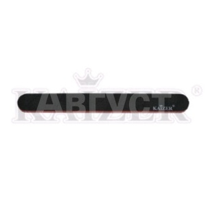 Пилочка маникюрная Kaizer 703044 прямая, абразивная, 180/220, 180 мм