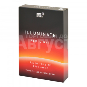 Туалетная вода Illuminate Red light восточный аромат, мужская, 100 мл