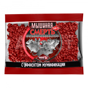 Родентицид от грызунов Мышиная смерть, зерно, 200 г