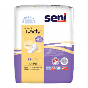 Прокладки урологические SENI LADY mini, 20 шт