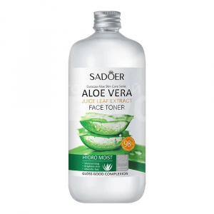 Тоник для лица Sadoer Aloe vera освежающий, 500 мл