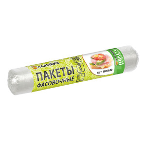 Пакеты фасовочные Ладушки ПФЛ-90 полиэтиленовые, 29*40 см, 90 шт