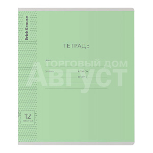 Тетрадь ErichKrause 2977087 в косую линейку, Классика Visio, 5 видов, 12 листов