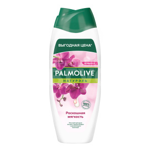 Крем-гель для душа Palmolive Натурэль Роскошная мягкость Чёрная орхидея с увлажняющим молочком, женский, 450 мл