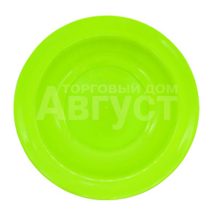 Тарелка глубокая TP-01-3 пластиковая, пластмасса, зеленая, 1 шт