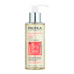 Гидрофильное масло Profka Gentle Cleansing Oil для снятия макияжа с маслом жожоба голд, 150 мл