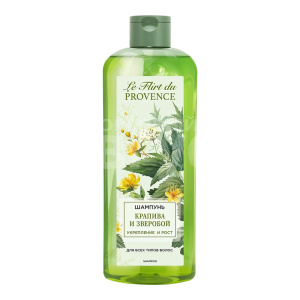 Шампунь Le Flirt Du Provence Крапива и зверобой укрепление и рост, 400 мл