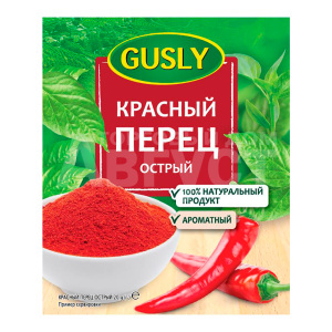 Приправа Gusly Перец красный острый, 20 г