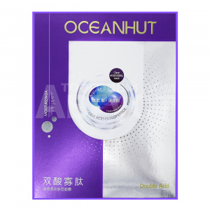 Маска для лица Oeanhut OEHT28, тканевая, увлажняющая олигопептиды аржинов+гиалурон, 30 мл