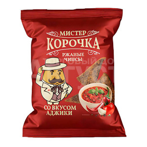 Чипсы MultiChips Мистер Корочка, ржаные, со вкусом аджики, 70 г