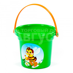 Ведро 0668 Полесье малое 3+, 12,2x11,5x10 см, пластмасса