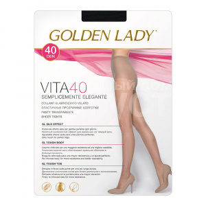 Колготки Golden Lady Vita 40 den, размер 2, nero (черный)