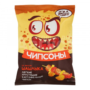 Чипсы Чипсоны Шашлык, 40 г