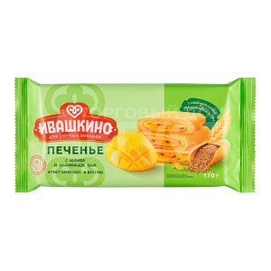 Печенье Ивашкино манго и семенами чиа, 170 г